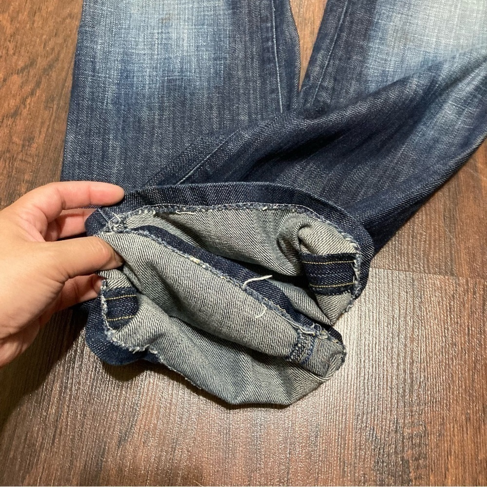 ROCK & REPUBLIC JEANS boot cut denims size 27 X 31 *altered inseam GUC - Picture 3 of 14